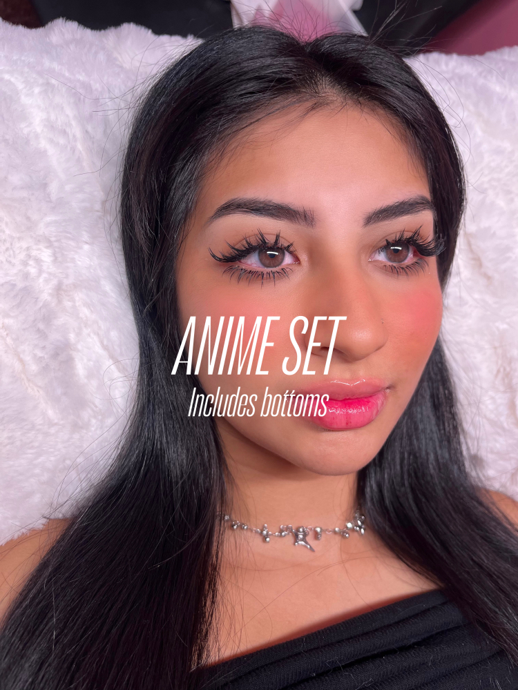Anime Set x Bottom Lashes