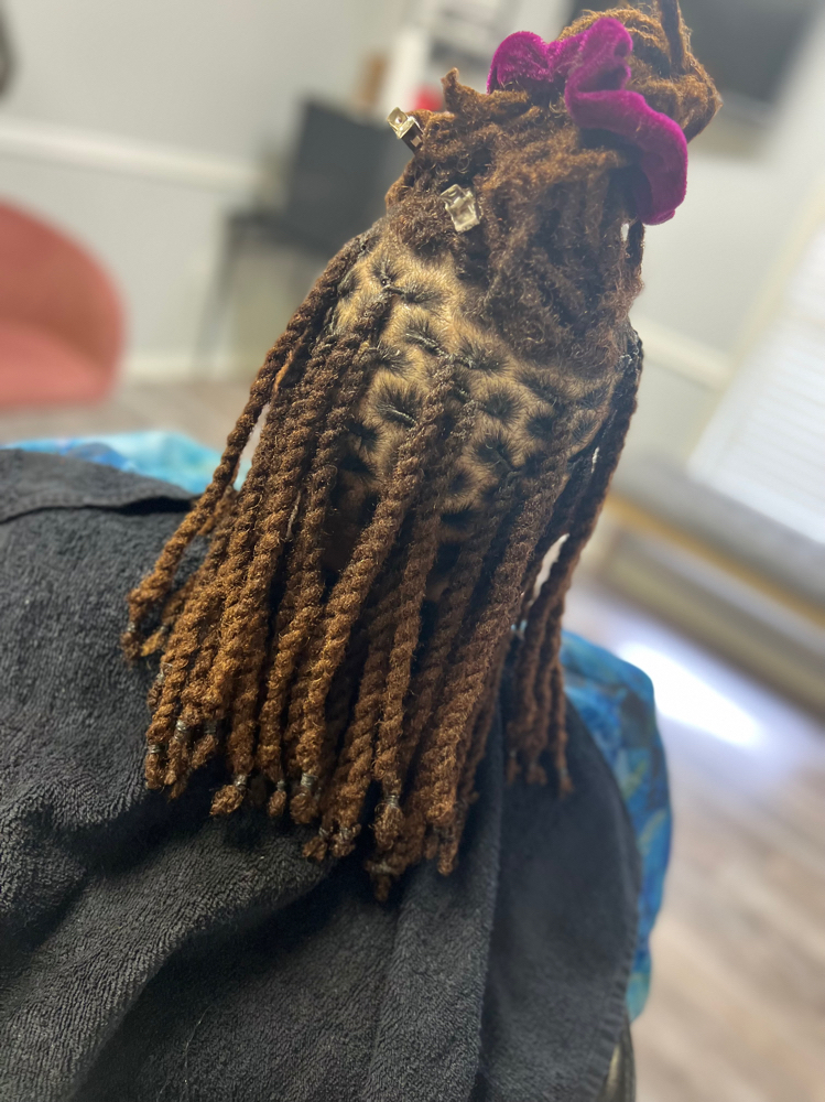 Loc Retwist/Style Two Strand Twist