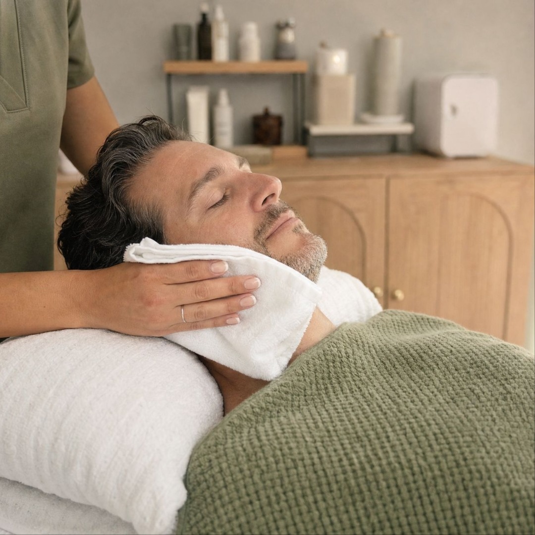 Men's Deluxe Facial at Rejuvenate Body & Soul Spa Wellness in Richmond, TX