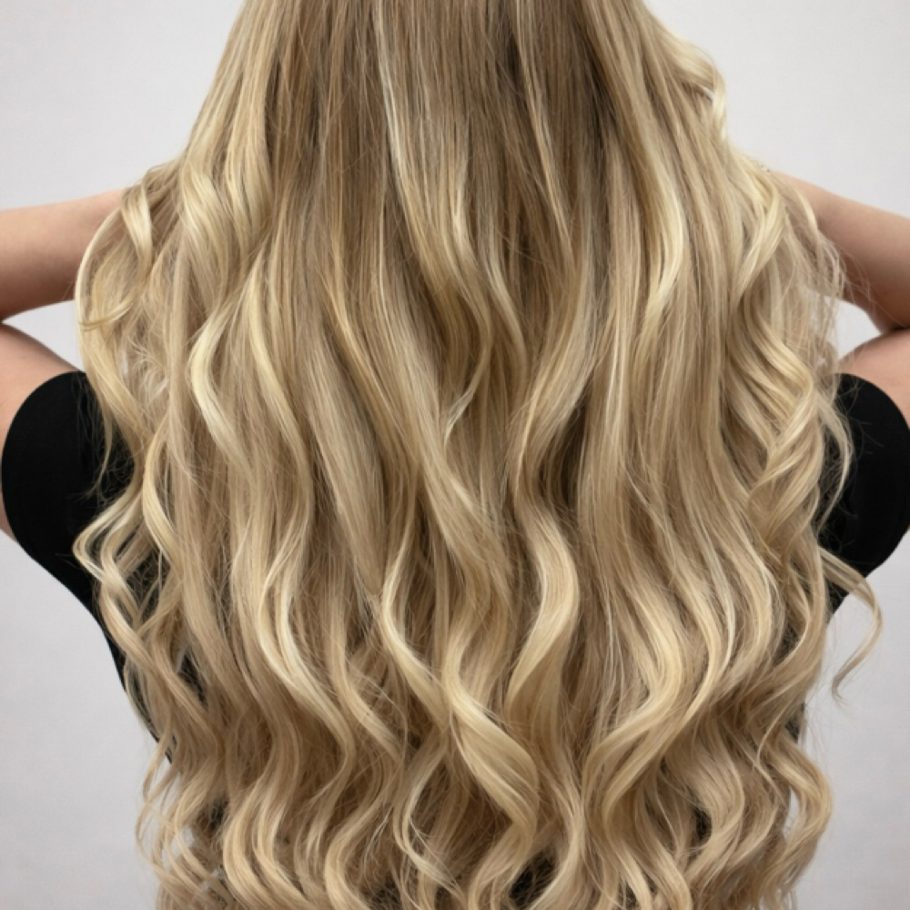 FULL HEAD HAIR EXTENSIONS at Blown Away Hair Lounge in Spring Hill, FL