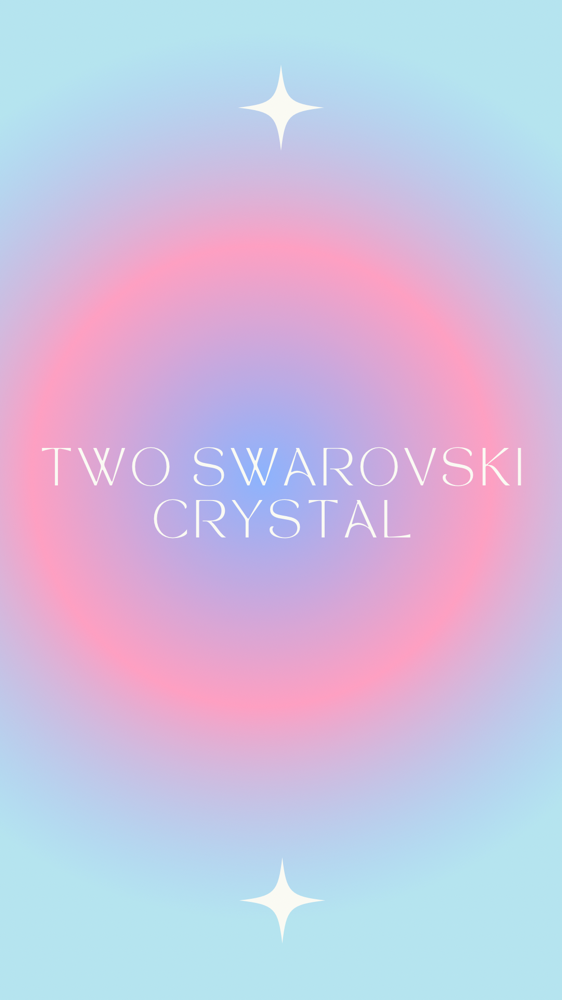 Two Swarovski Crystals