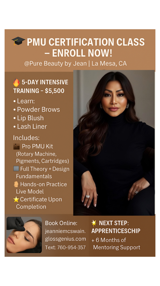 5 Day Intensive PMU Certificate
