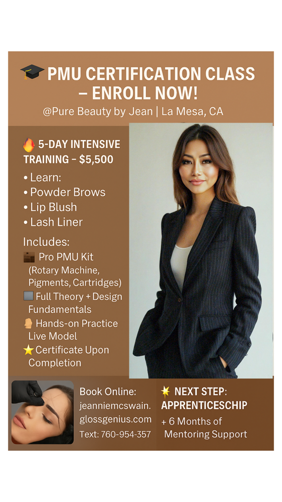 5 Day Intensive PMU Certificate
