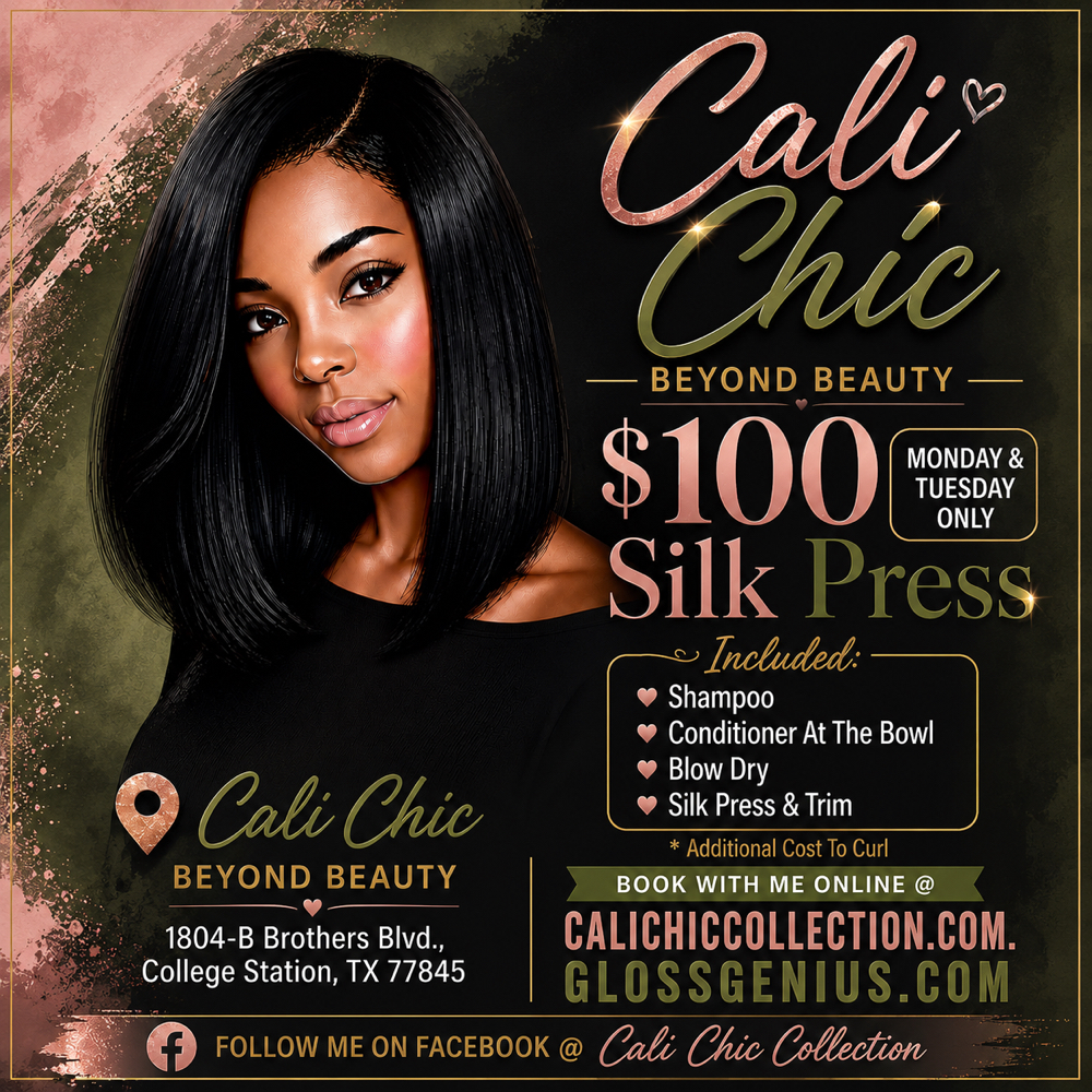 Cali Press  ✨ Monday & Tuesday Only at Cali Chic Collection in College Station, TX