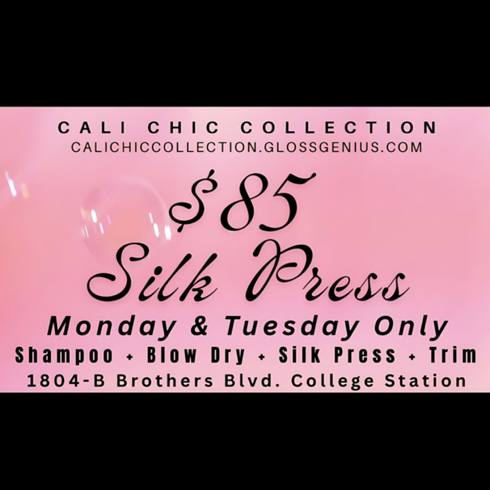 Cali Press  ✨ Monday & Tuesday Only at Cali Chic Collection in College Station, TX