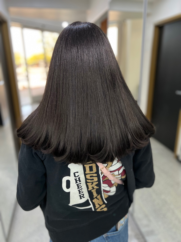 HAIR CUT (SHOULDER LENGTH OR BELOW)