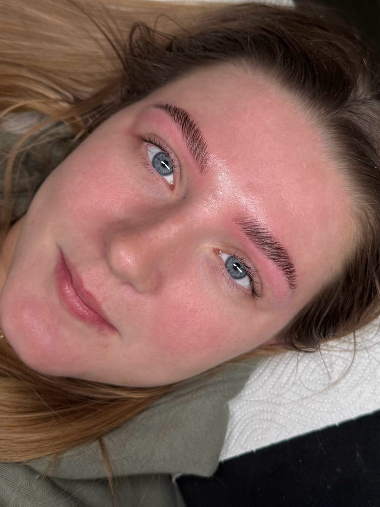 Brow lamination With Shape + Stain at Sundarabeauty in North Canton, OH