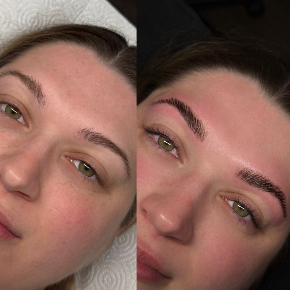 Brow lamination With Shape + Stain at Sundarabeauty in North Canton, OH