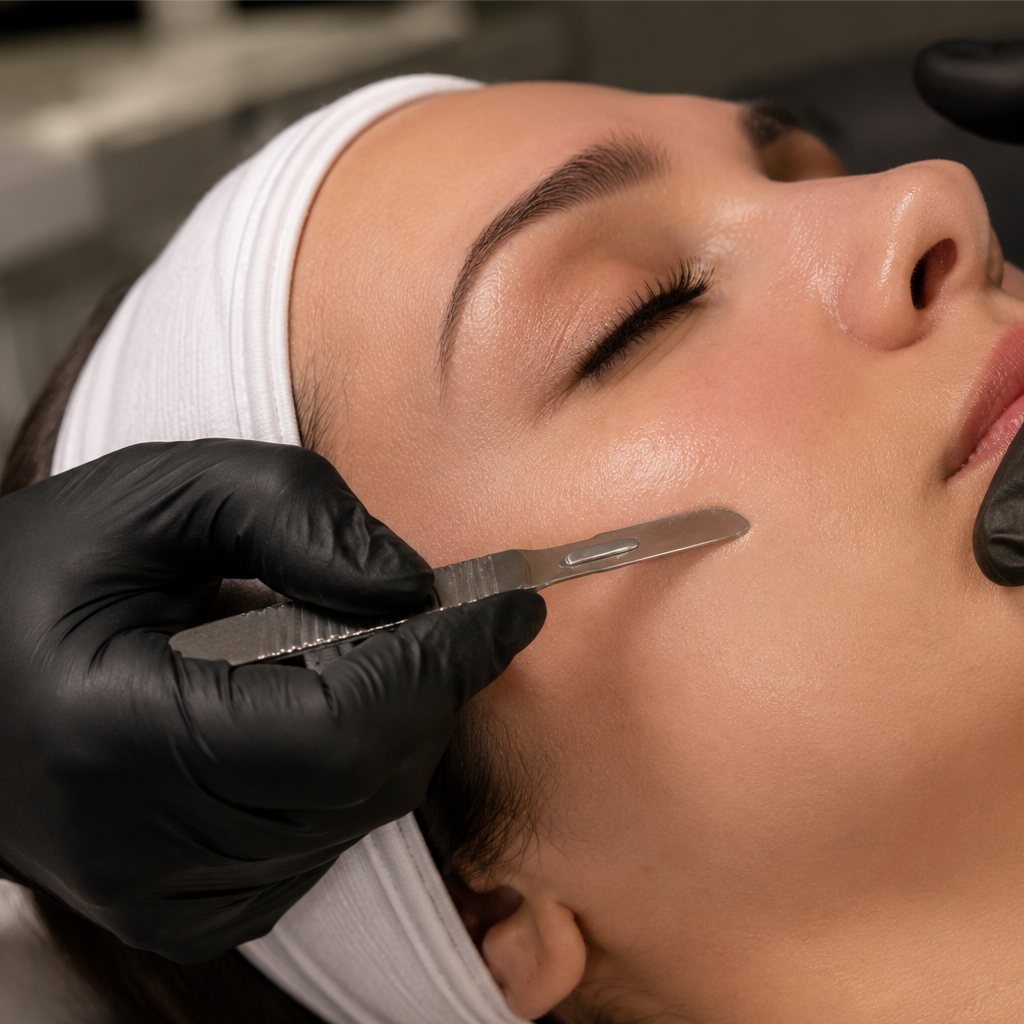 Dermaplaning facial at Elite Medical Aesthetics PLLC in Tempe, AZ