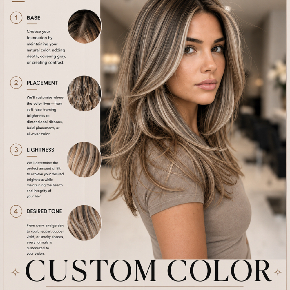 Custom Color at Jenn Rose -Hair Artistry- in Victorville, CA