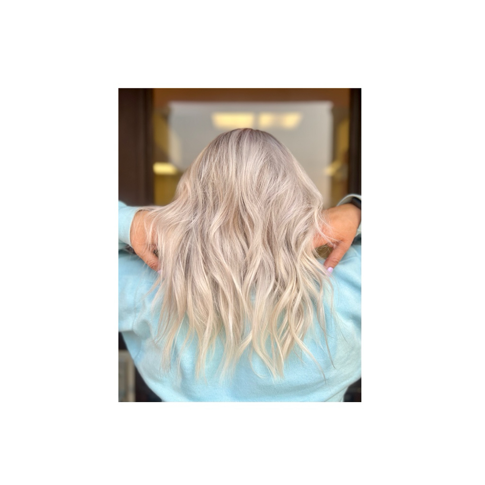 Full head of highlights