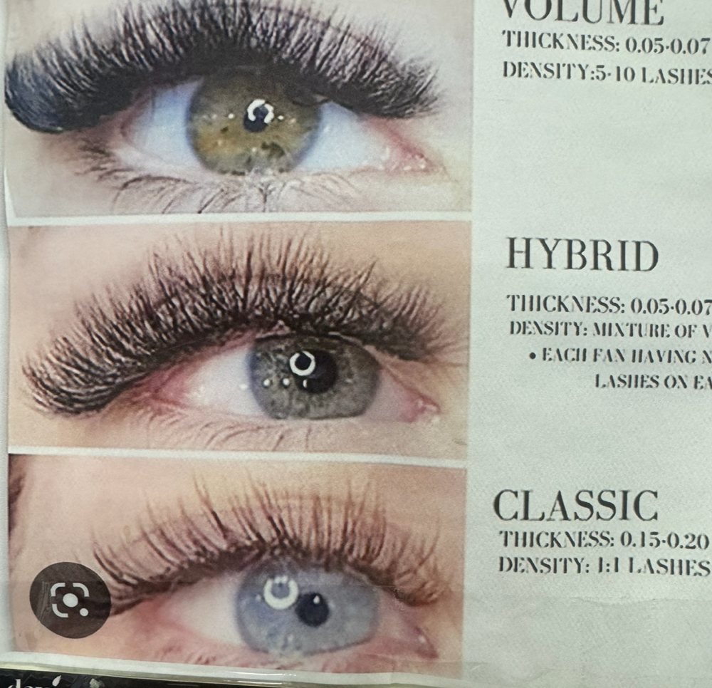 Lash Extensions Full Set Classic