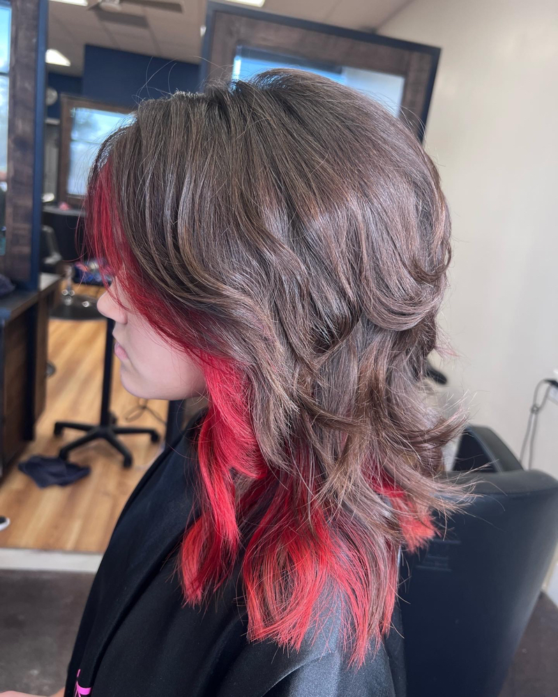 Color Underneath The Hair