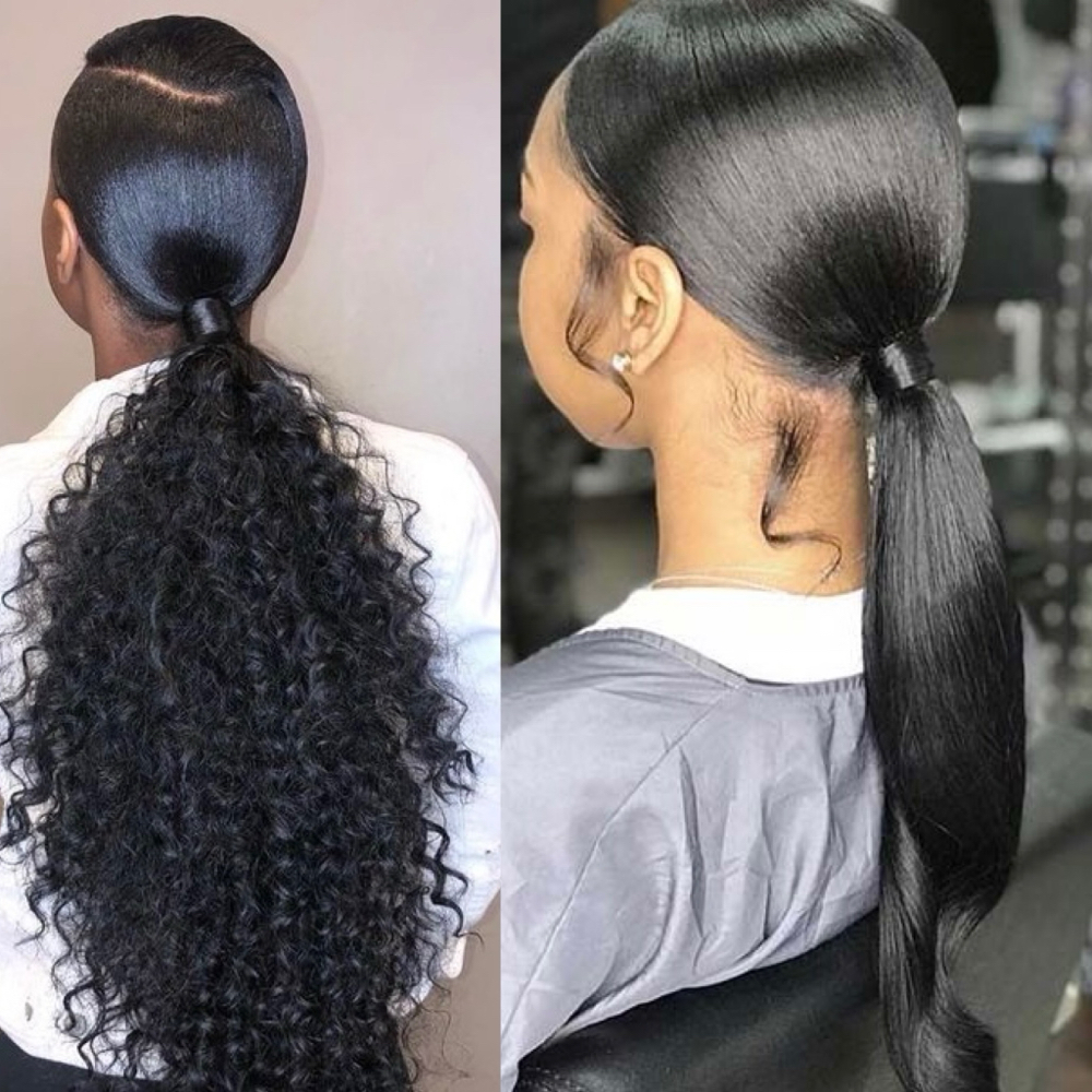 Sleek Back Ponytail