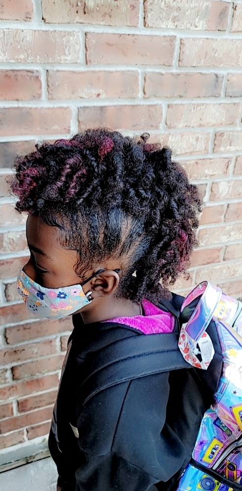 Mohawk Without Braids On Side at Jaybraidsandwigs in Baytown, TX