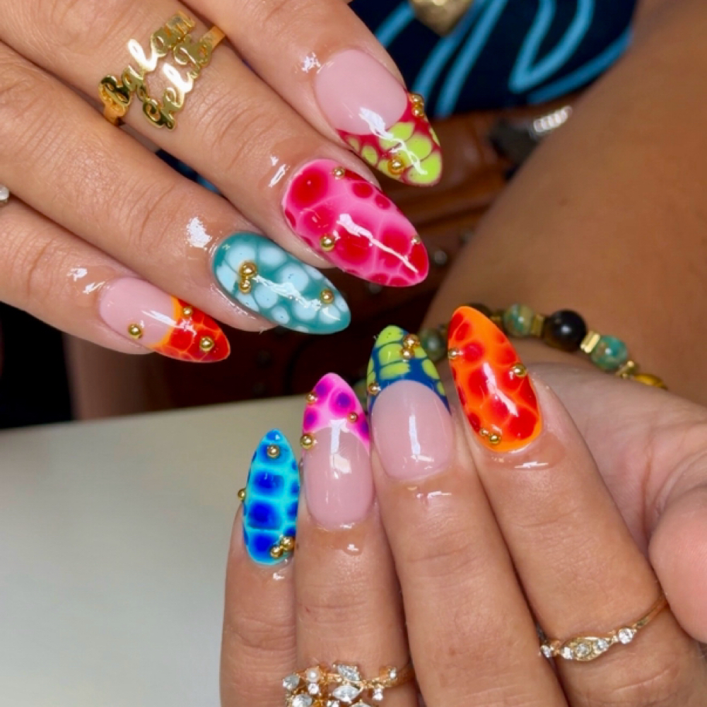 FULL DESIGN GEL-X FULL SET at B Glam Gel-X in New port richey, FL