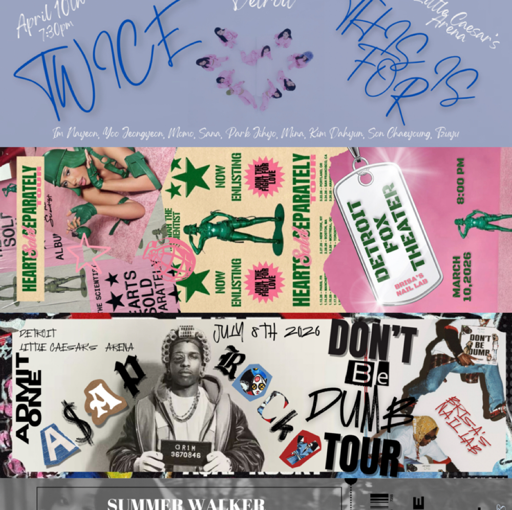 2026 Concert SPECIAL at Brisa's Nail Lab LLC in Rochester Hills, MI