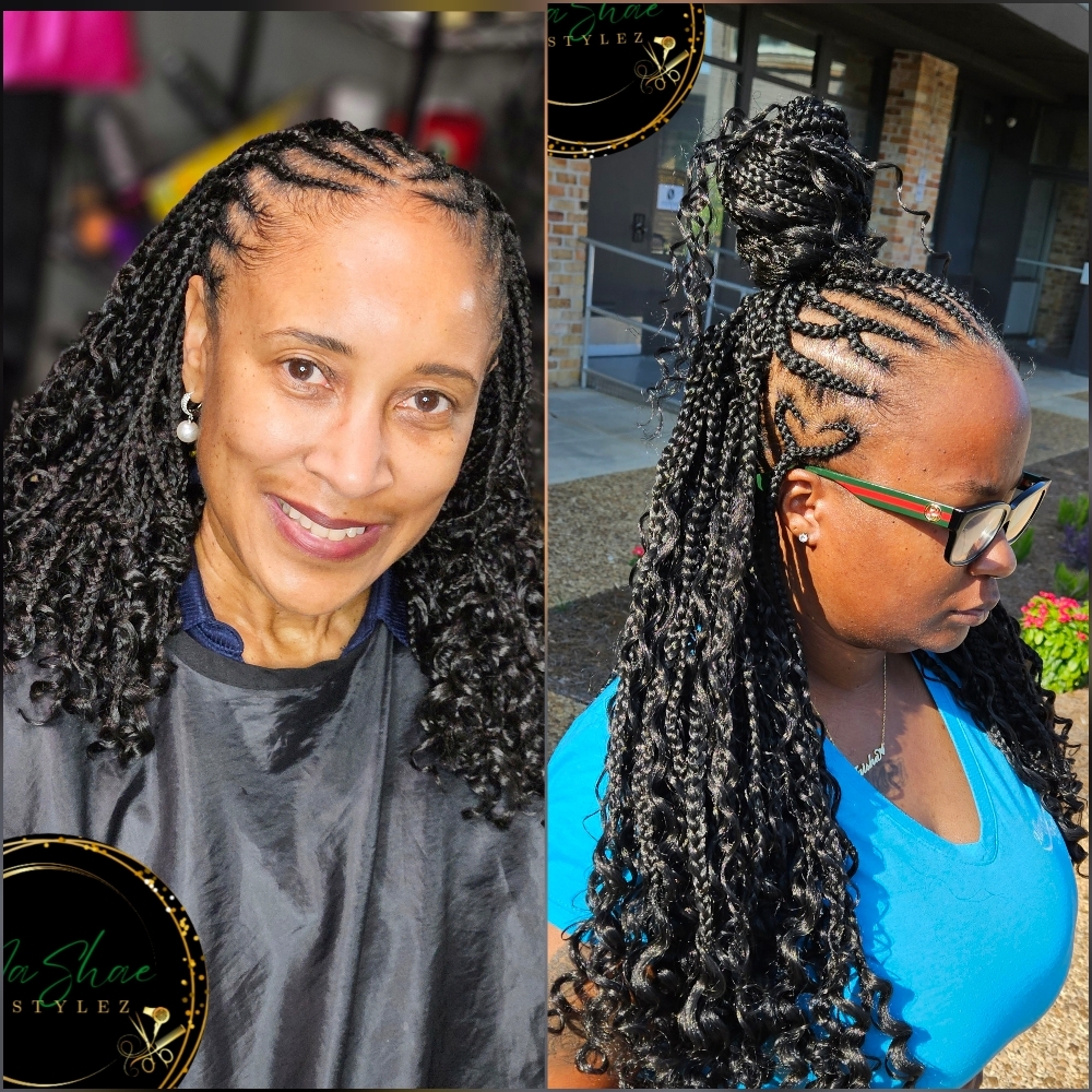 Scalp braids w/ crochets at NaShae Stylez in Pensacola, FL