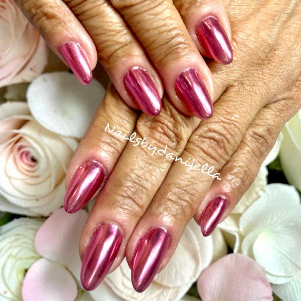 Chrome at Enchanted Nails by Danijella in Palm Bay   TEL: (321)795-1216, FL
