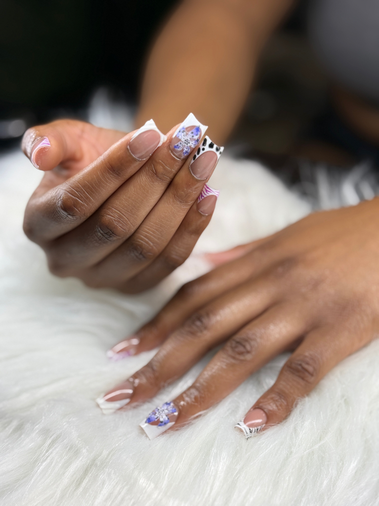 Gel-X Full Set, Short White French