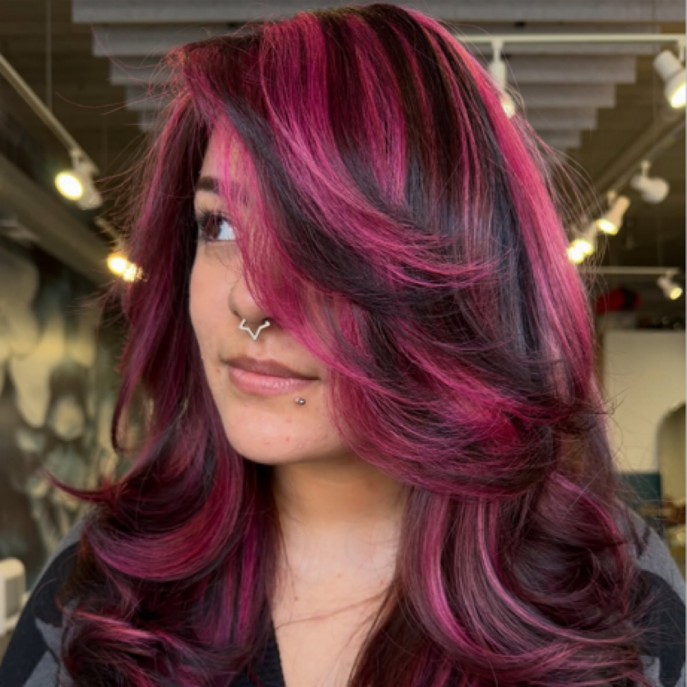 Vivid Full Chunky Highlight at Kay Does Hair in Chicago, IL