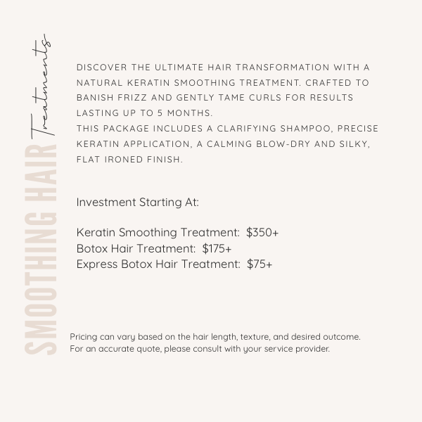 Smoothing Hair Treatments at Luxe & Legacy Salon in Spring, TX