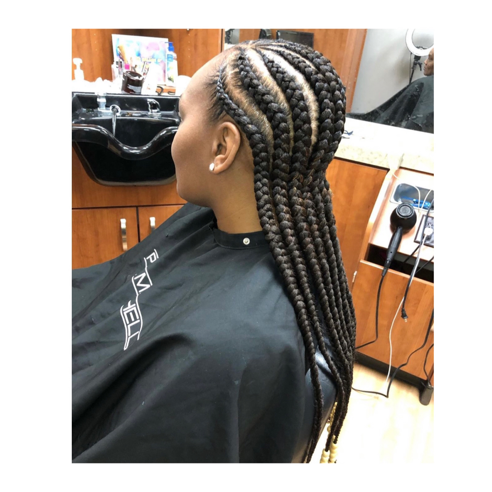 8-10 Feed In Braids