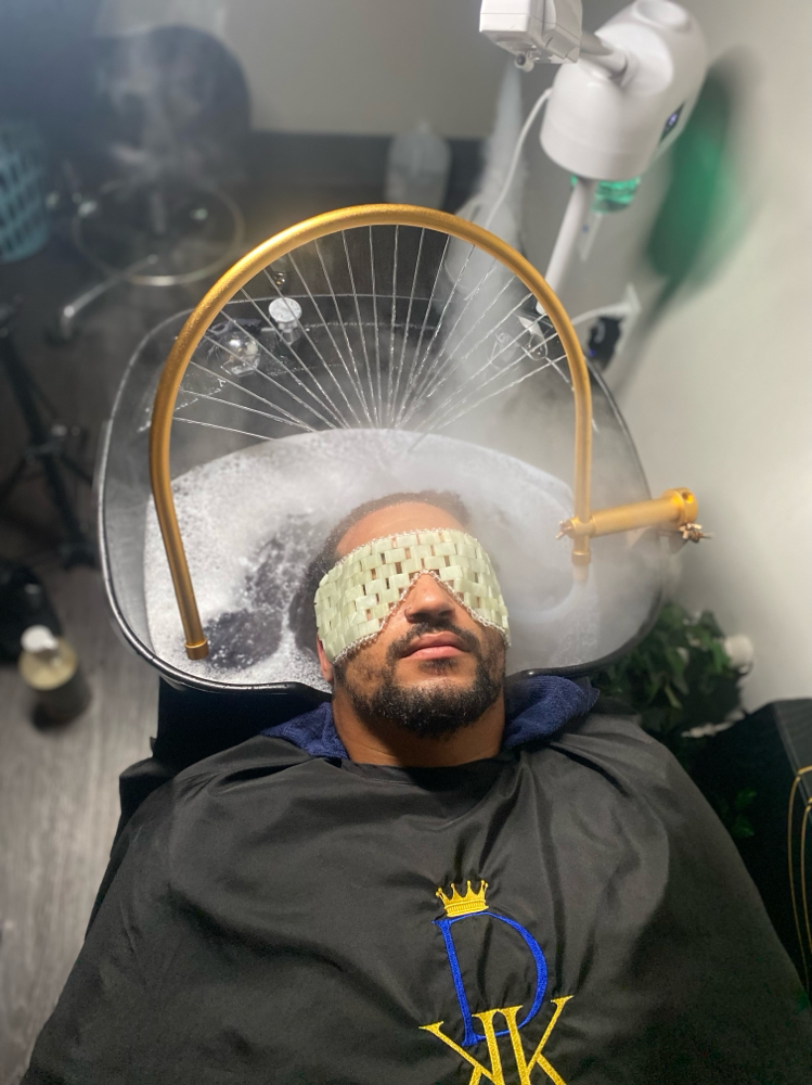 Head Spa + Natural HairStyle