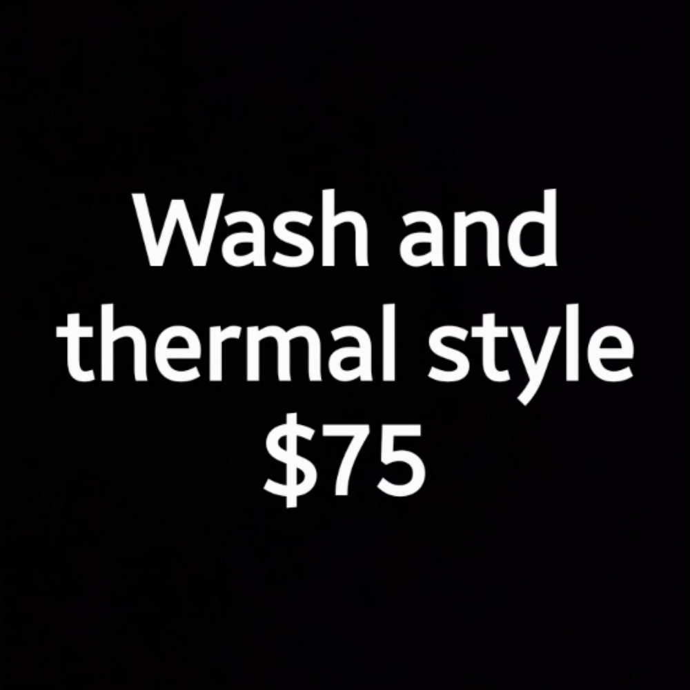 WASH AND STYLE at Weave King Hair Studio in Plano, TX