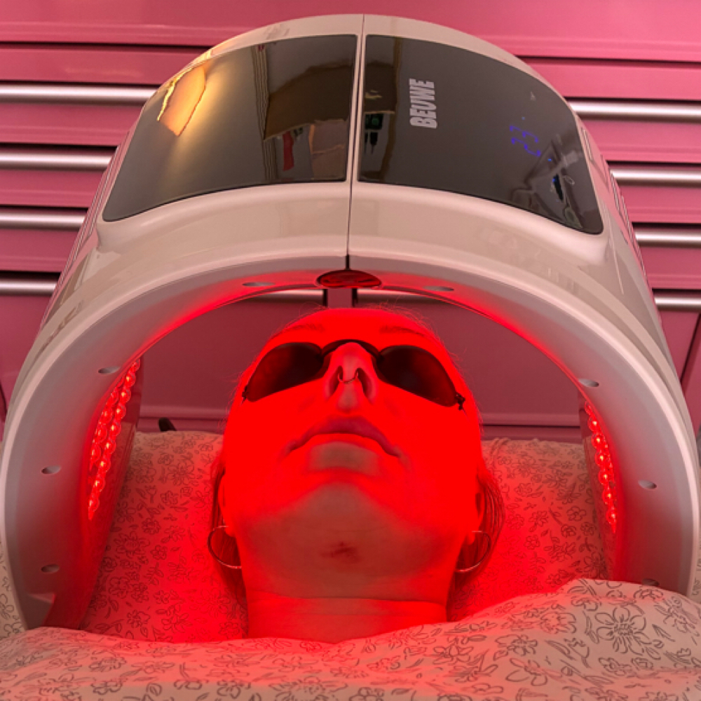 Targeted Red Light Therapy at Bronwyn's Wellness Studio in Oakland, ME