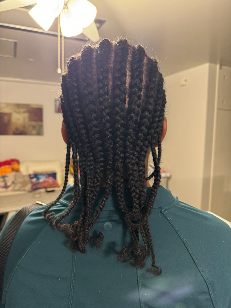 Natural Hair Braids at Crown'd Confidence in Bremerton, WA