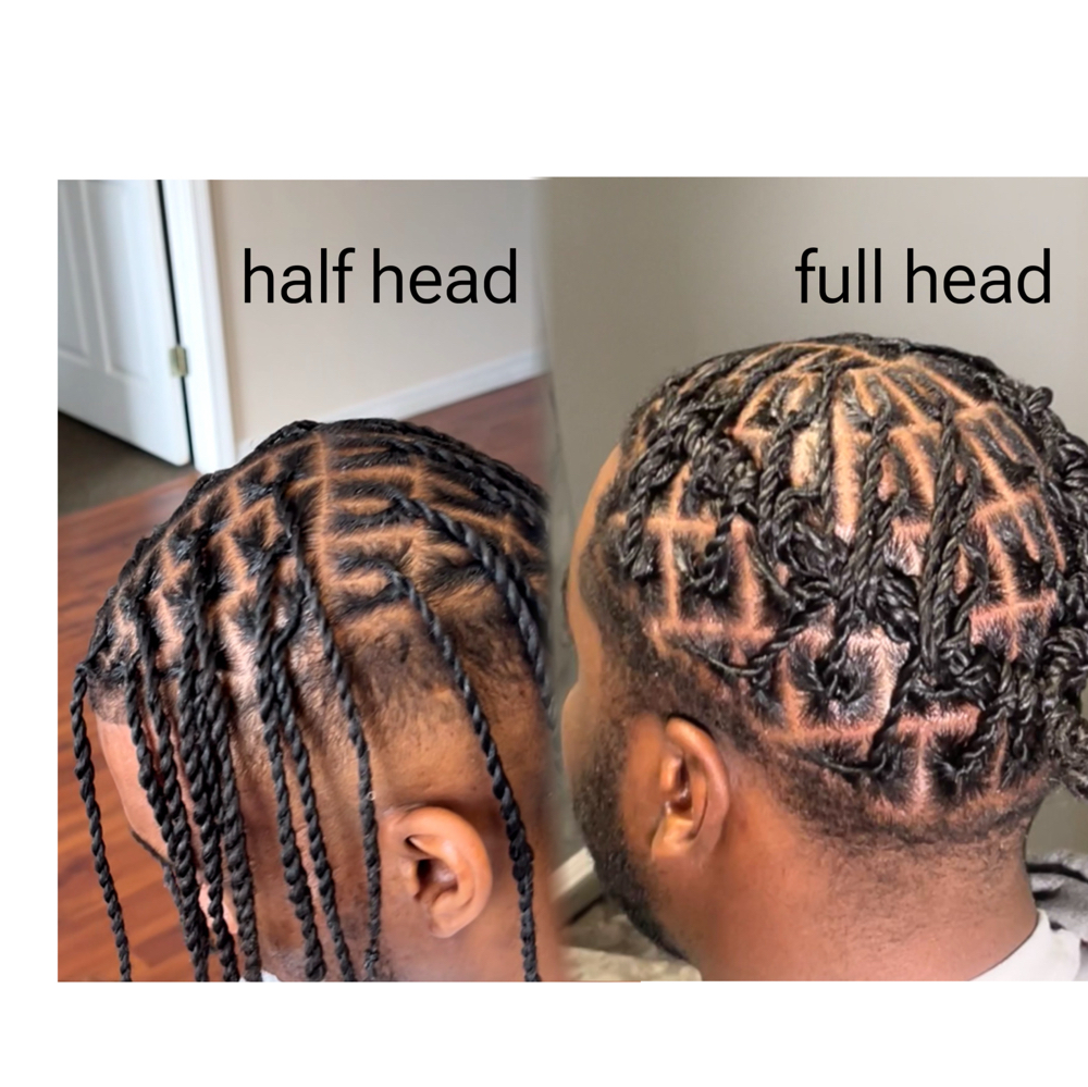Men Twists at Braided by Christy in Hattiesburg, MS