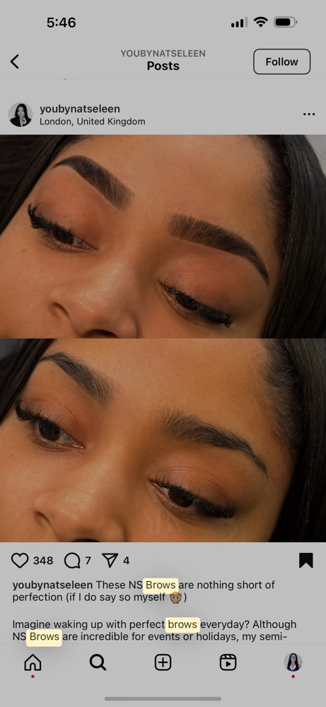 Bombshell Brows (Brow Shape + Tint)
