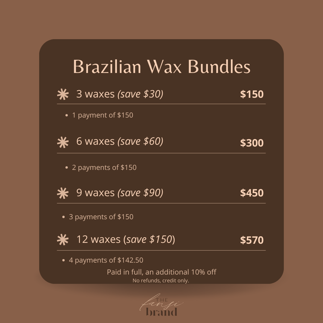 Brazilian wax bundles