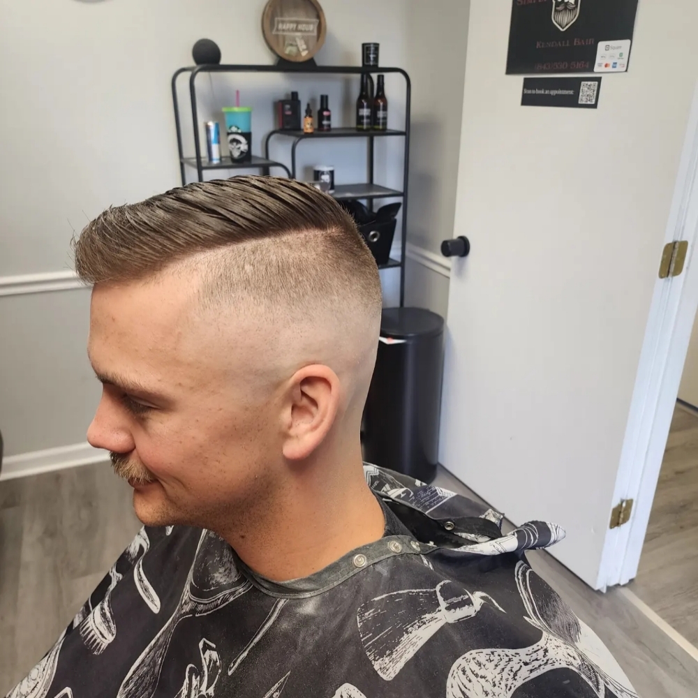 Razor Fade at Riot Barber Co. Kendall in Summerville, SC