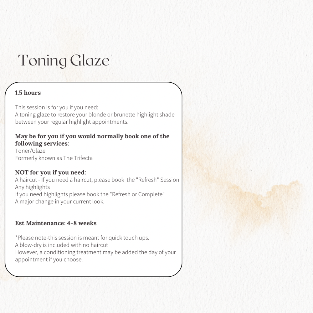 Toning Glaze