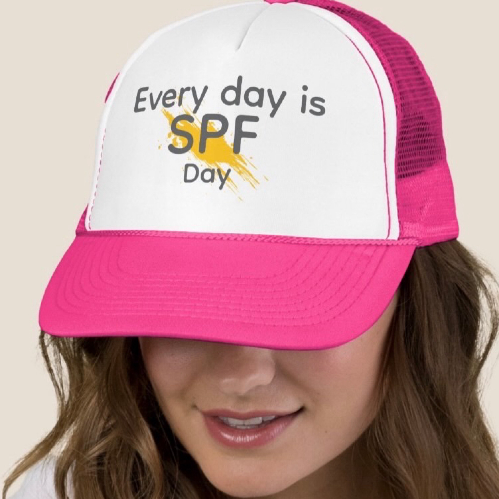 Pink Hat at Get Glowin Esthetics in Parma, ID