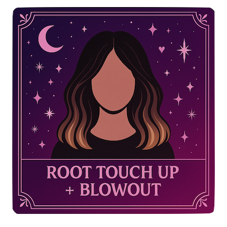 Root Touch Up + Blowout at Heartbreak Highlights in Apollo Beach, FL
