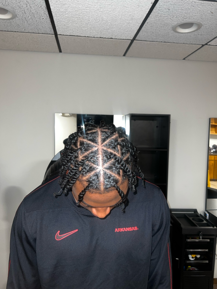 Triangle Part Two Strand Twist