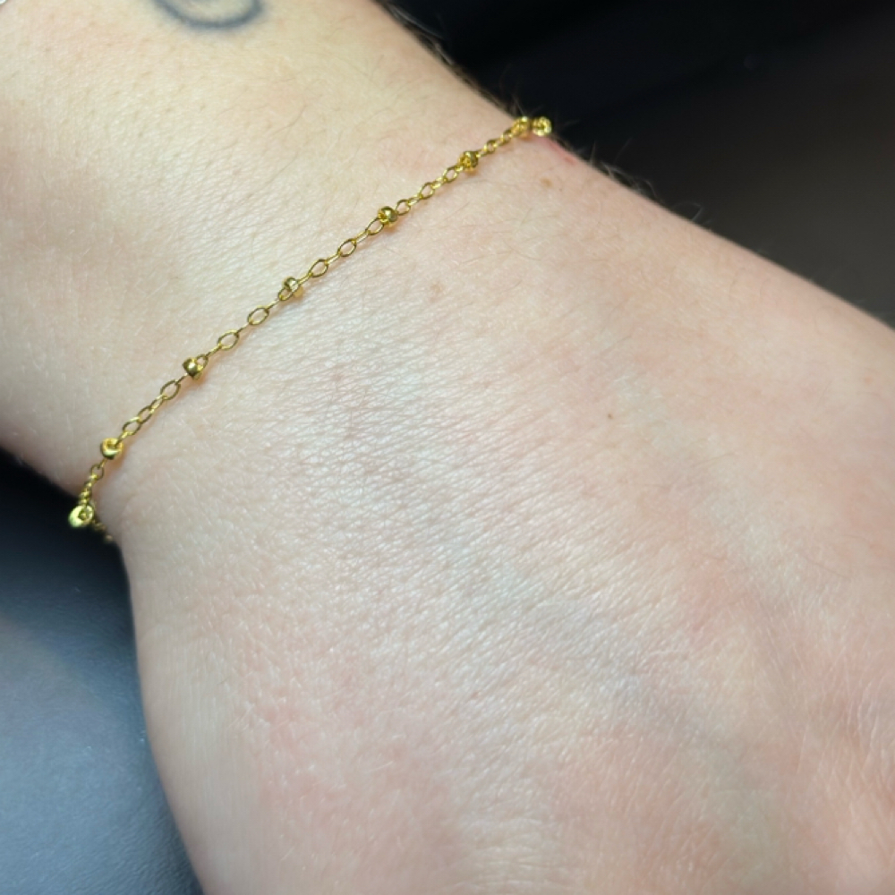 Permanent Jewelry - 1 Client at The Nail Sanctuary in St. Louis, MO