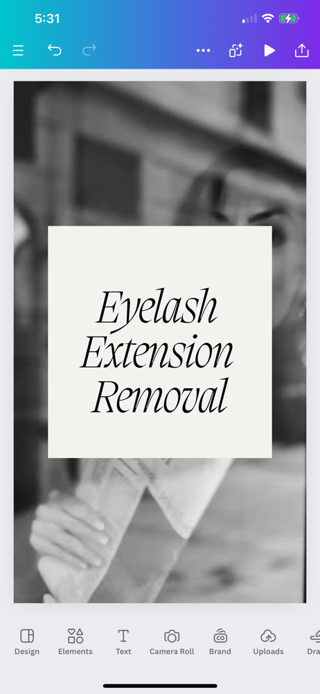 Eyelash Extension Removal