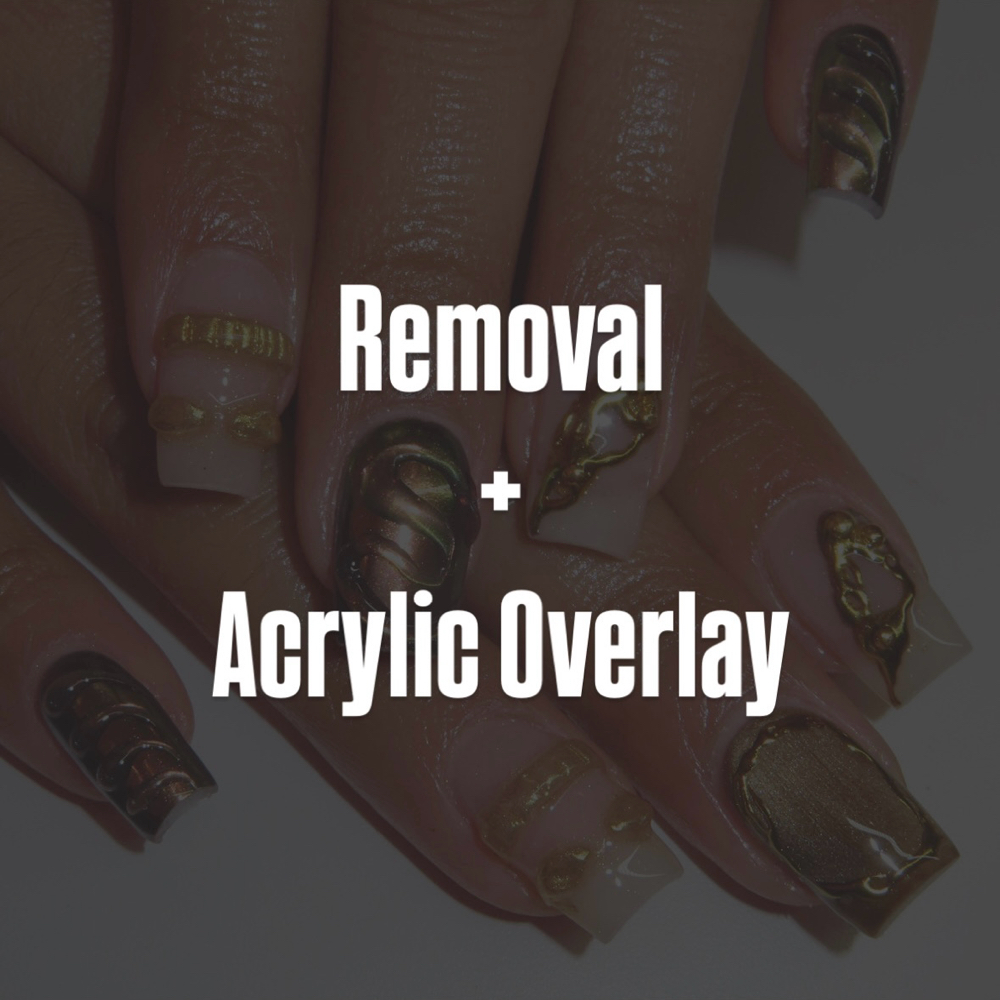Removal & Acrylic Overlay