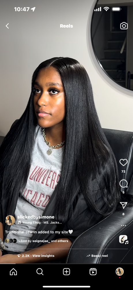 Traditional Sew In