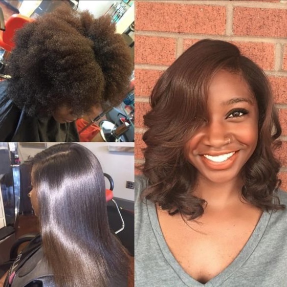 Premium hair gloss treatment at Melissabraid in Chicago, IL