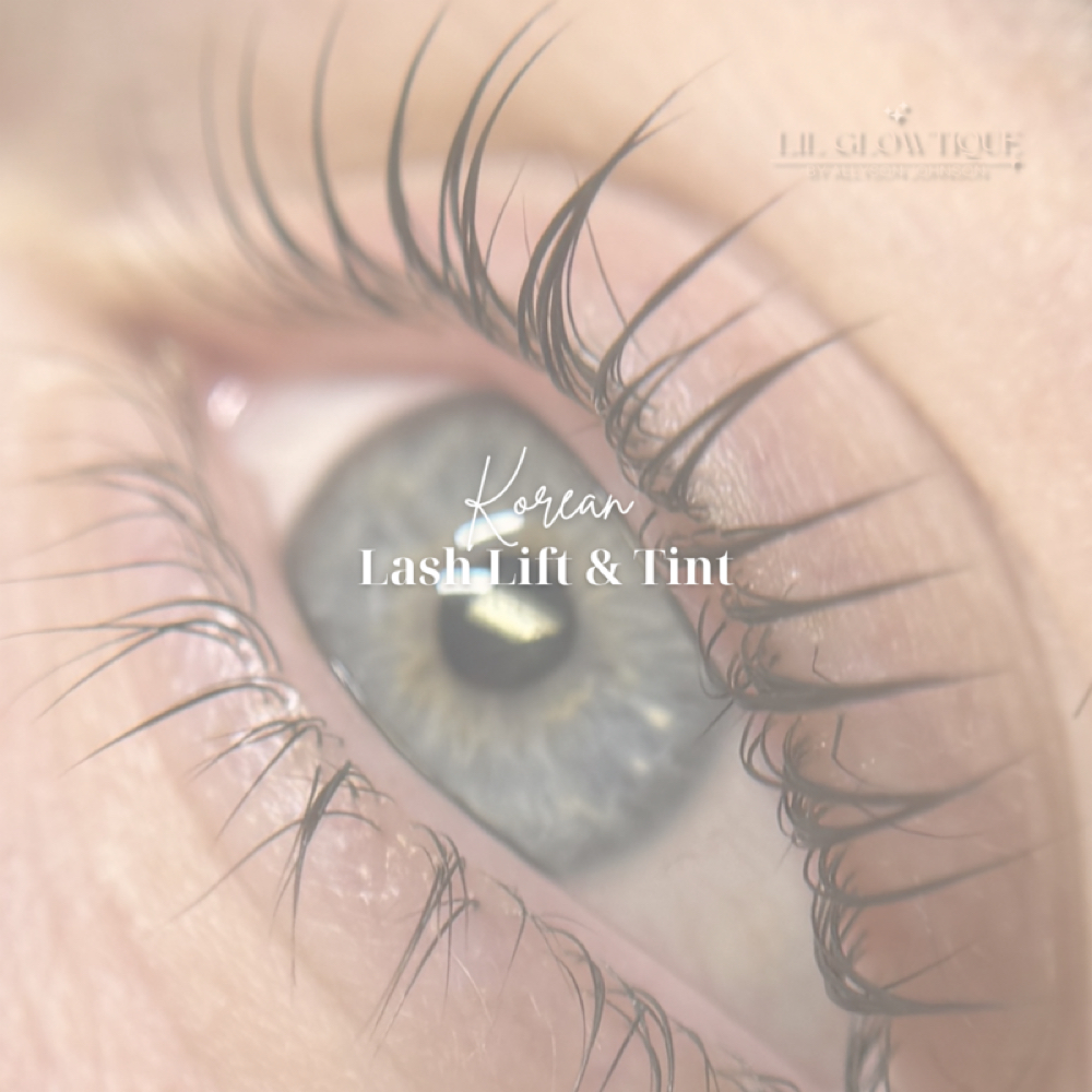 Korean Lash Lift & Tint at Lil Glowtique in Wyandotte, MI