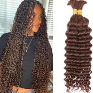 Full Curly Boho Braids at Hollywood Soul Salon Ouchlesshairbraiding in San Diego, CA