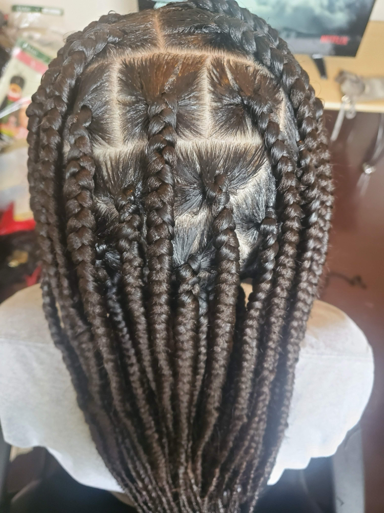 Large Kids Knotless Braids (6-15) at Stella.slayss in St. Peters, MO