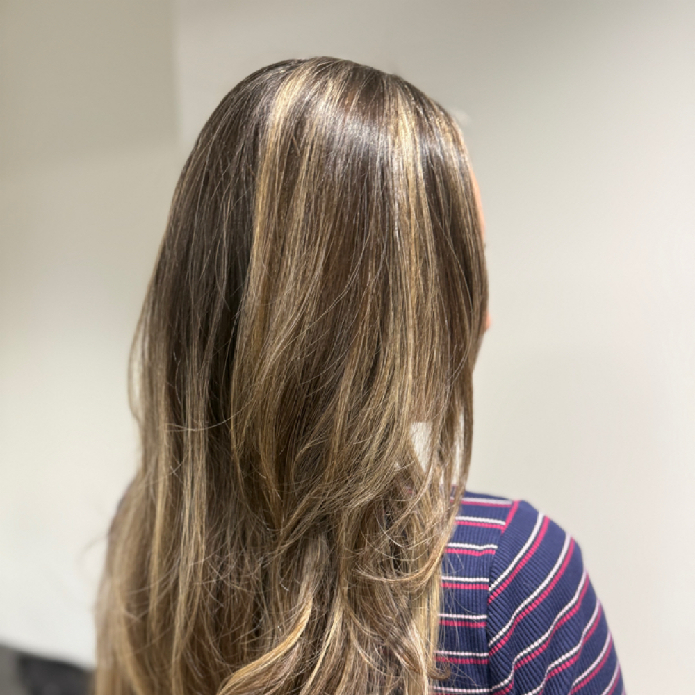 Partial Highlights Or Face Framing at Mildred’s Hair Studio in Concord, CA