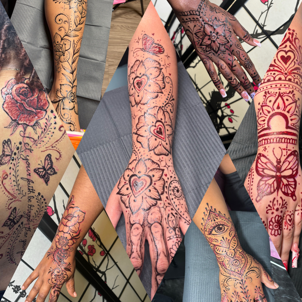 Henna Tattoos at Honey’z Ink in Beaumont, TX