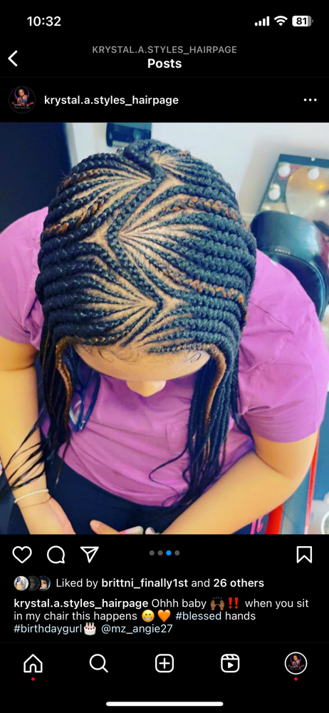 Feedin Layer Braids